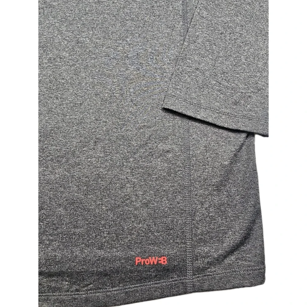 Spyder Active ProWeb Pullover Mens XXLarge Gray Long Sleeve Performance Stretch